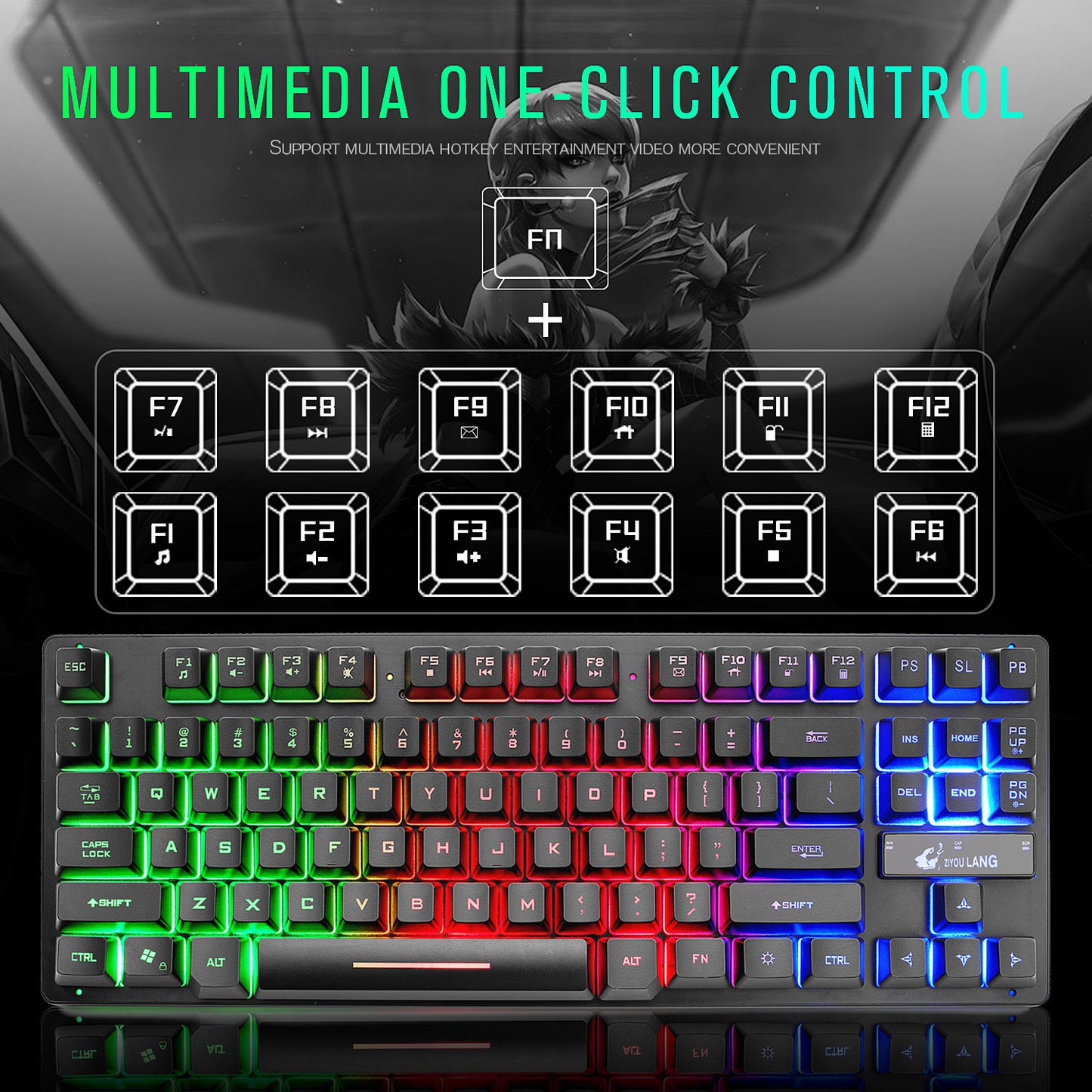 Electronic games, mechanical keyboard, notebook keyboard