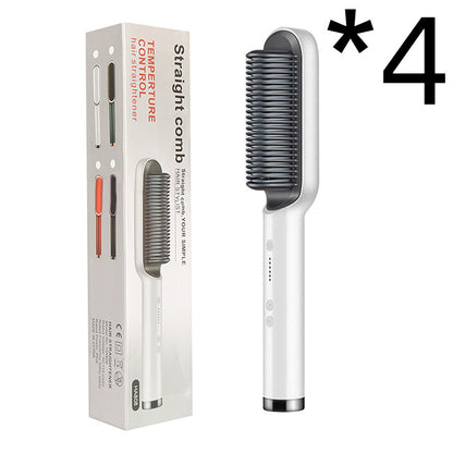 360° Doppelfunktion Locken Glätten Keramik 2-in-1-Haarglättungskamm