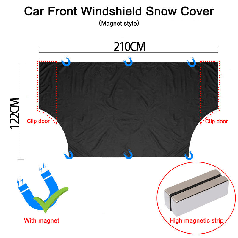 Magnetischer Auto-Windschutzscheiben-Schneeschutz