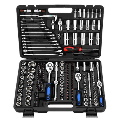 Socket wrench set with ratchet function – repair tool