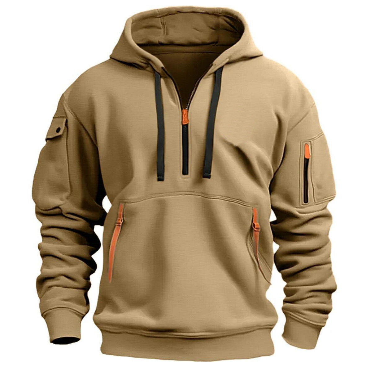 Modische Kapuzenpullover mit überschnittenen Schultern