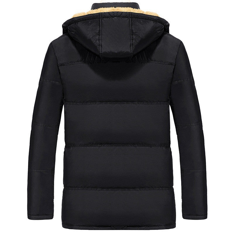 Samt Wattierte Jacke