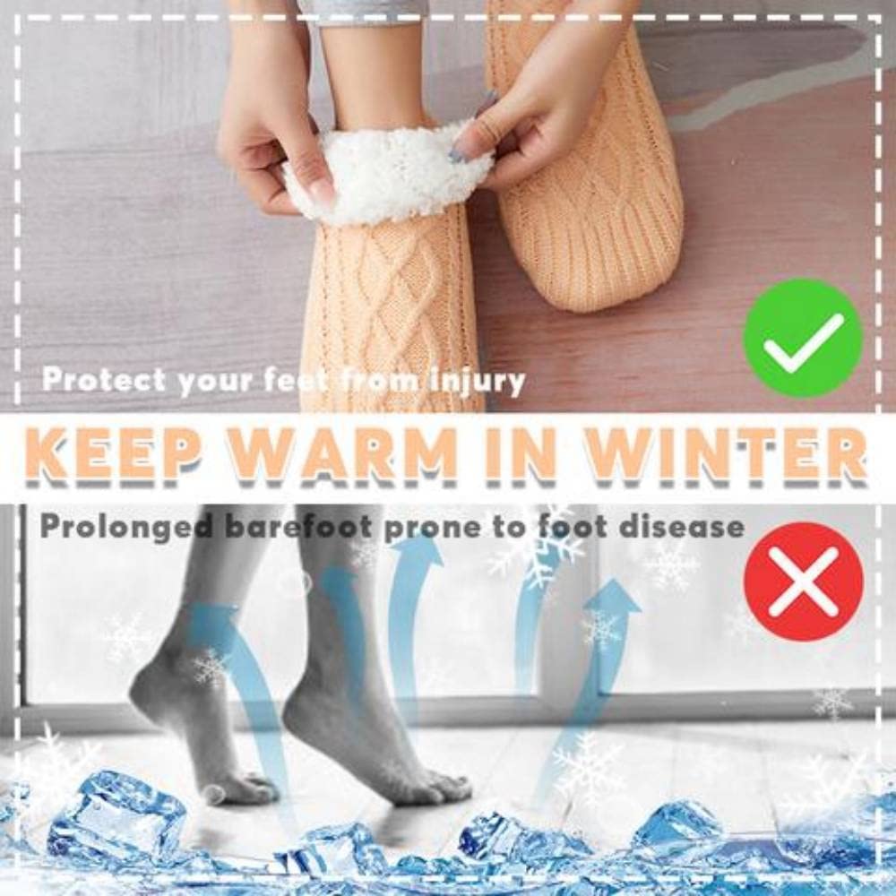 Rutschfeste Calcetines Mujer Wollsocken
