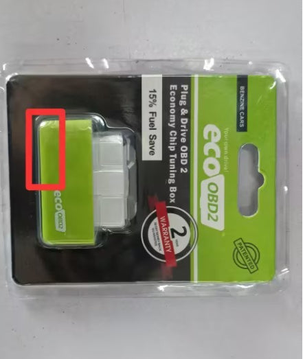 Interfaz de caja de chip de potencia EcoOBD2 Benzinmotoren Kraftstoffsparmodus Treiber
