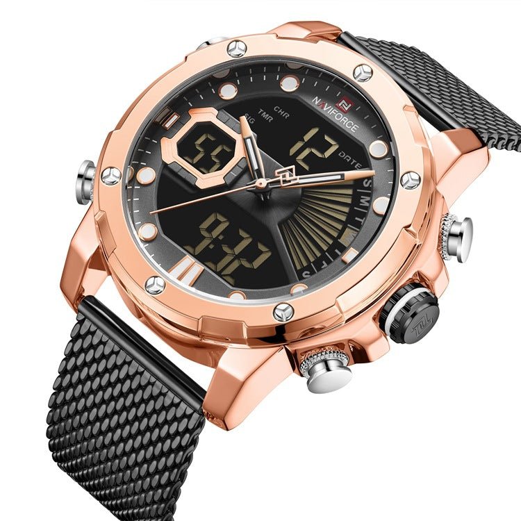 Edelstahl Armbanduhr
