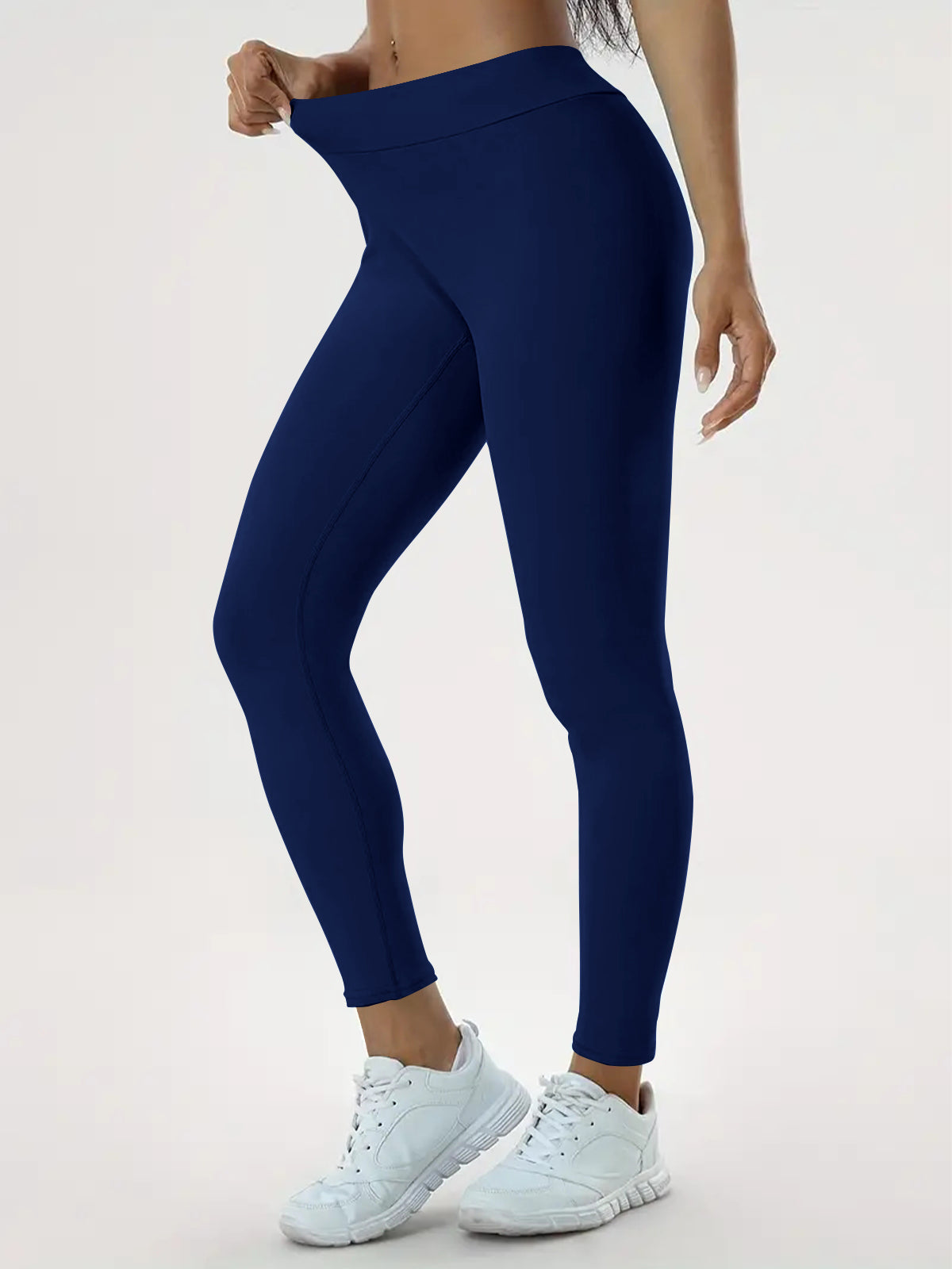 Hochelastische Yoga-Hose mit hoher Taille
