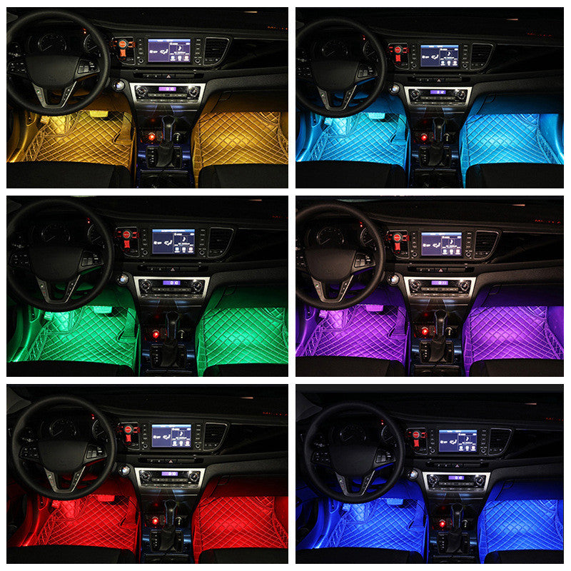 LED RGB Streifen Tasten Fernbedienung Ambientebeleuchtung 4er-Set