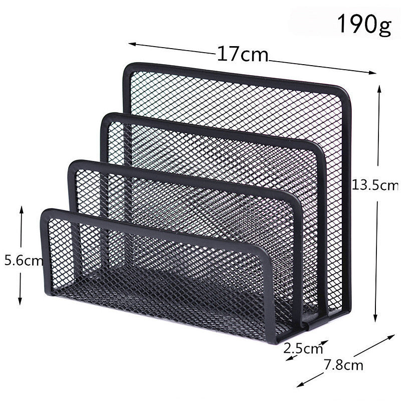 Drahtmetall Schreibtisch-Organizer