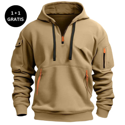 Modische Kapuzenpullover mit überschnittenen Schultern