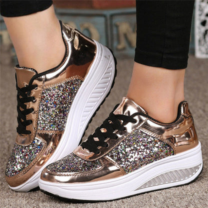 Zapatillas con lentejuelas