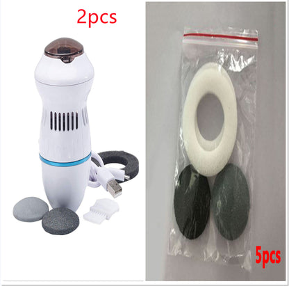 Elektrischer Hornhautentferner USB wiederaufladbares Pediküre-Set