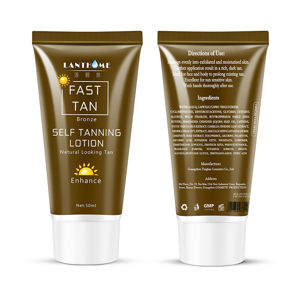 Tanning cream body lotion