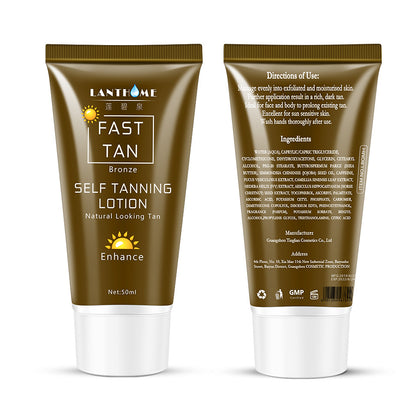 Tanning cream body lotion
