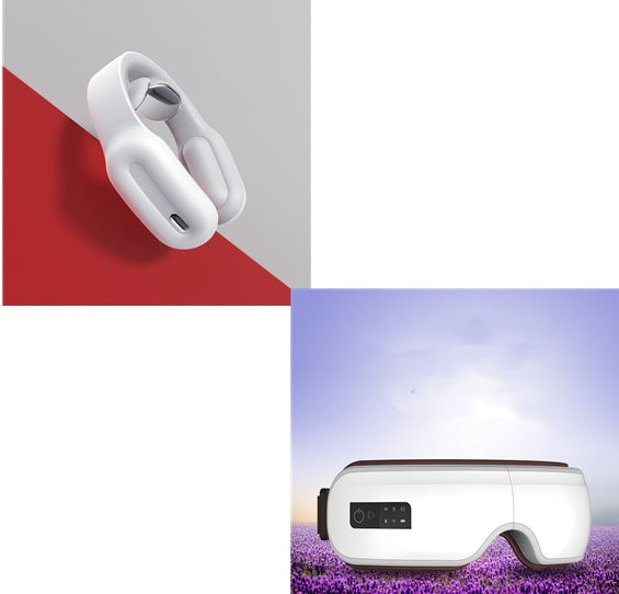 Neck and shoulder massager with smart remote control