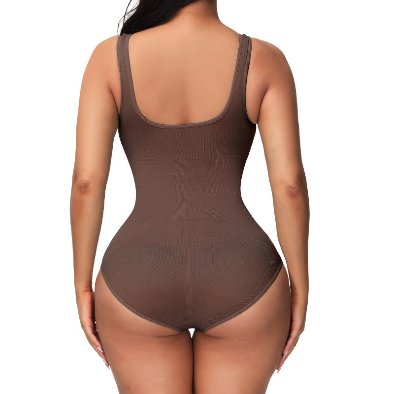 Seamless bodysuit corset style