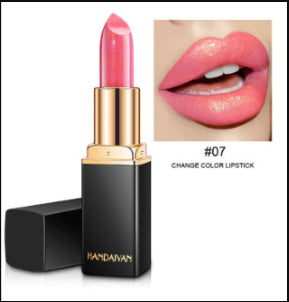Farbtemperaturwechsel Perlmuttartiger Glänzender Metallic Lippenstift