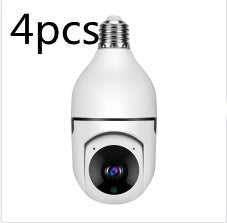 WiFi camera 1080P light bulb 4x zoom E27 home 5G WiFi alarm monitoring