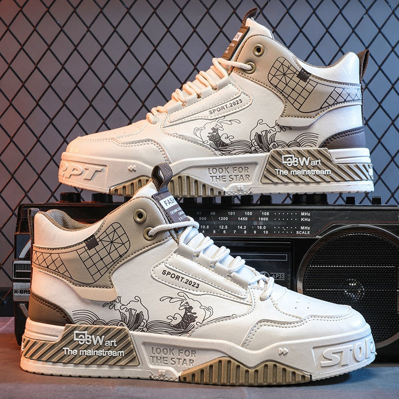 Bequemer, sportlicher High-Top-Sneaker
