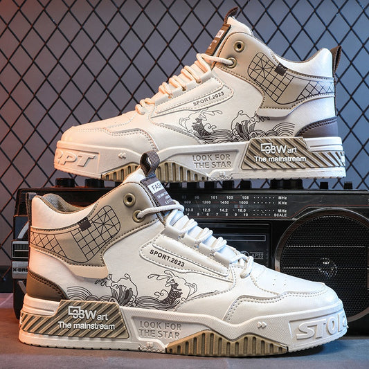 Bequemer, sportlicher High-Top-Sneaker