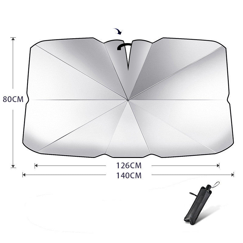 Protector UV Robusto Estabilizador Frontscheibenabdeckung Faltbarer Auto Sonnenschirm