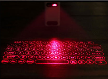 LEING FST Virtual Laser Keyboard with Bluetooth Function for Computers, Tablets and Laptops – including mouse function
