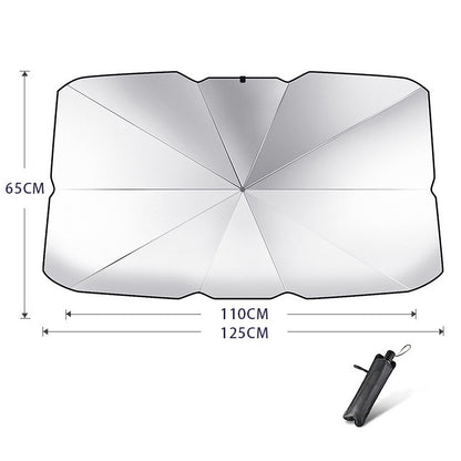 Protector UV Robusto Estabilizador Frontscheibenabdeckung Faltbarer Auto Sonnenschirm