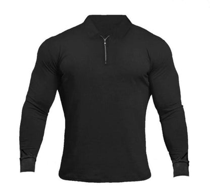 Langarm-Poloshirt
