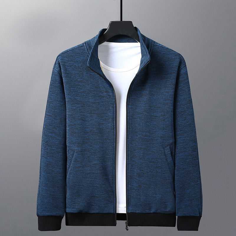 Stand-up collar sporty casual jacket