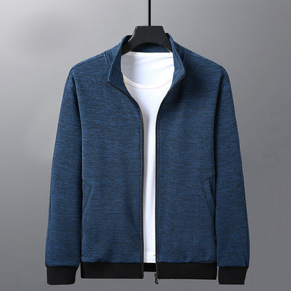 Stand-up collar sporty casual jacket