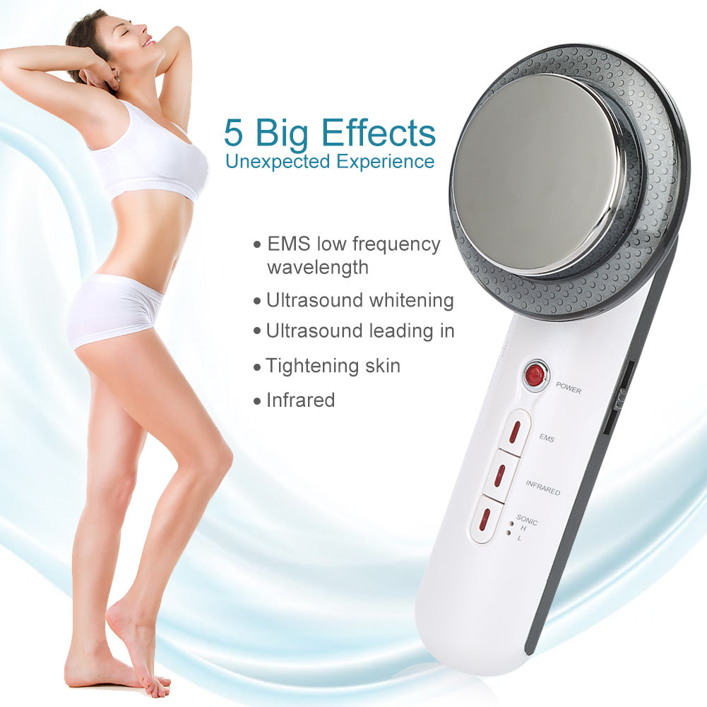 Beauty care slimming device, portable ultrasound massager for body fat removal
