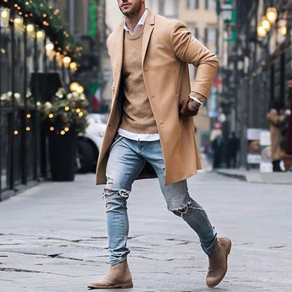 Modische Slim Fit Trenchcoats