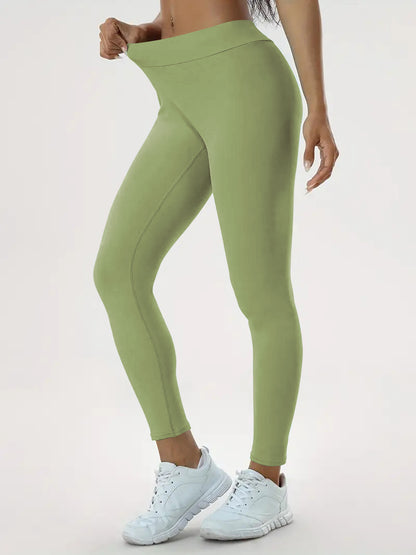 Hochelastische Yoga-Hose mit hoher Taille