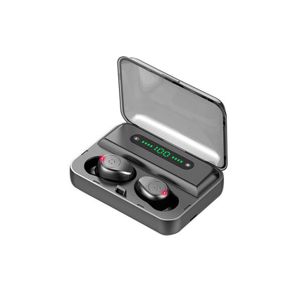 Multifunctional Bluetooth headset with binaural movements, power bank function and phone support