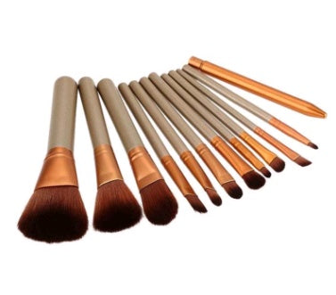 Anfänger 12-teiliges Make-Up Pinselset 
