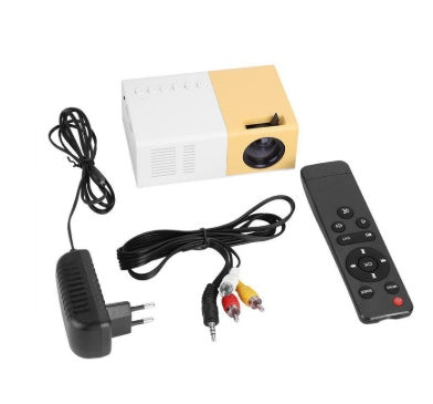 Tragbarer 3D-HD-LED-Heimkino-Projektor mit HDMI- und USB-Audioanschluss, YG300 Mini-Projektor