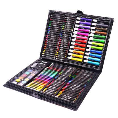 Painting set, school supplies, brush set, oil pastel set, watercolor pencil set