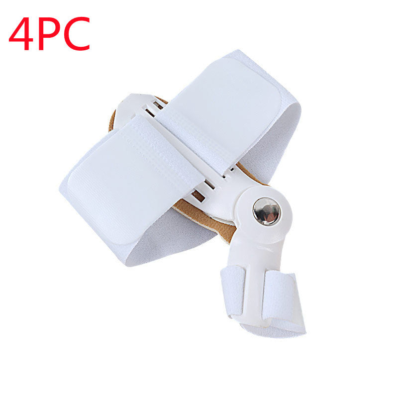 Hallux valgus corrector, toe correction cuffs made of plastic