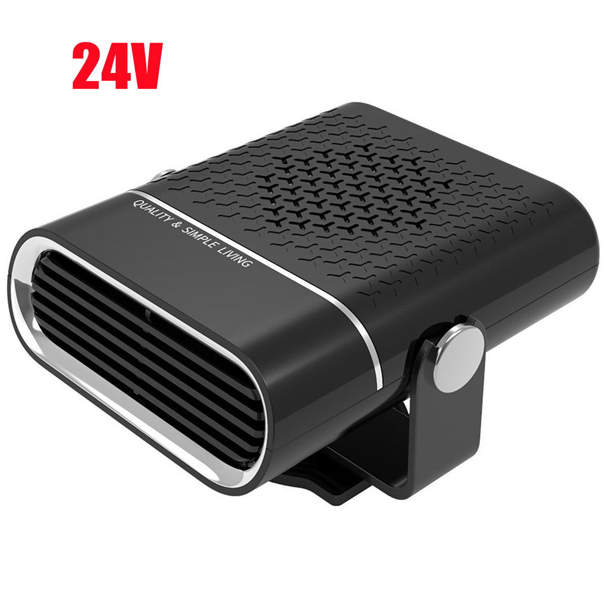 3-in-1 car heater with dehumidification function, cigarette lighter connection, mini car heater with defroster, ABS car heater fan, anti-fog function