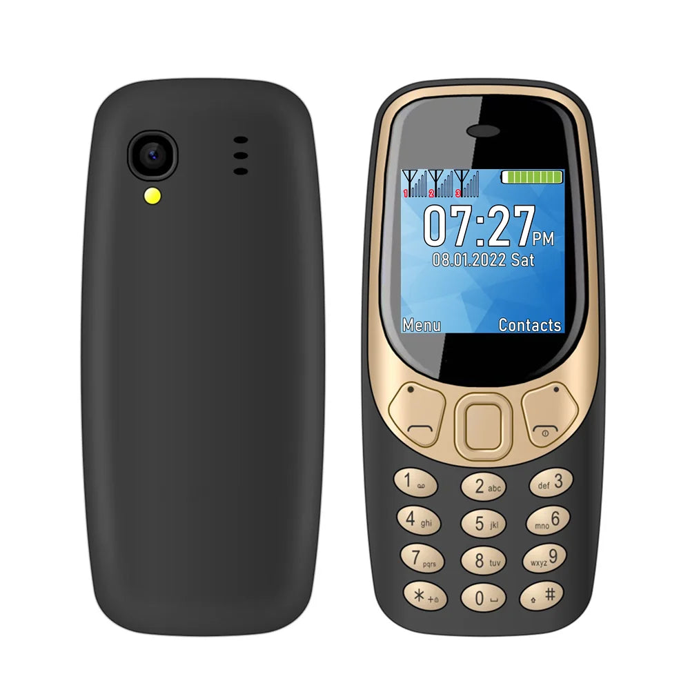 SERVO kleines Mobiltelefon Bluetooth-Dialer Magische Stimme Geringe Strahlung Telefonanrufaufzeichnung 2/3 SIM GSM Entsperrt Mini-Handy