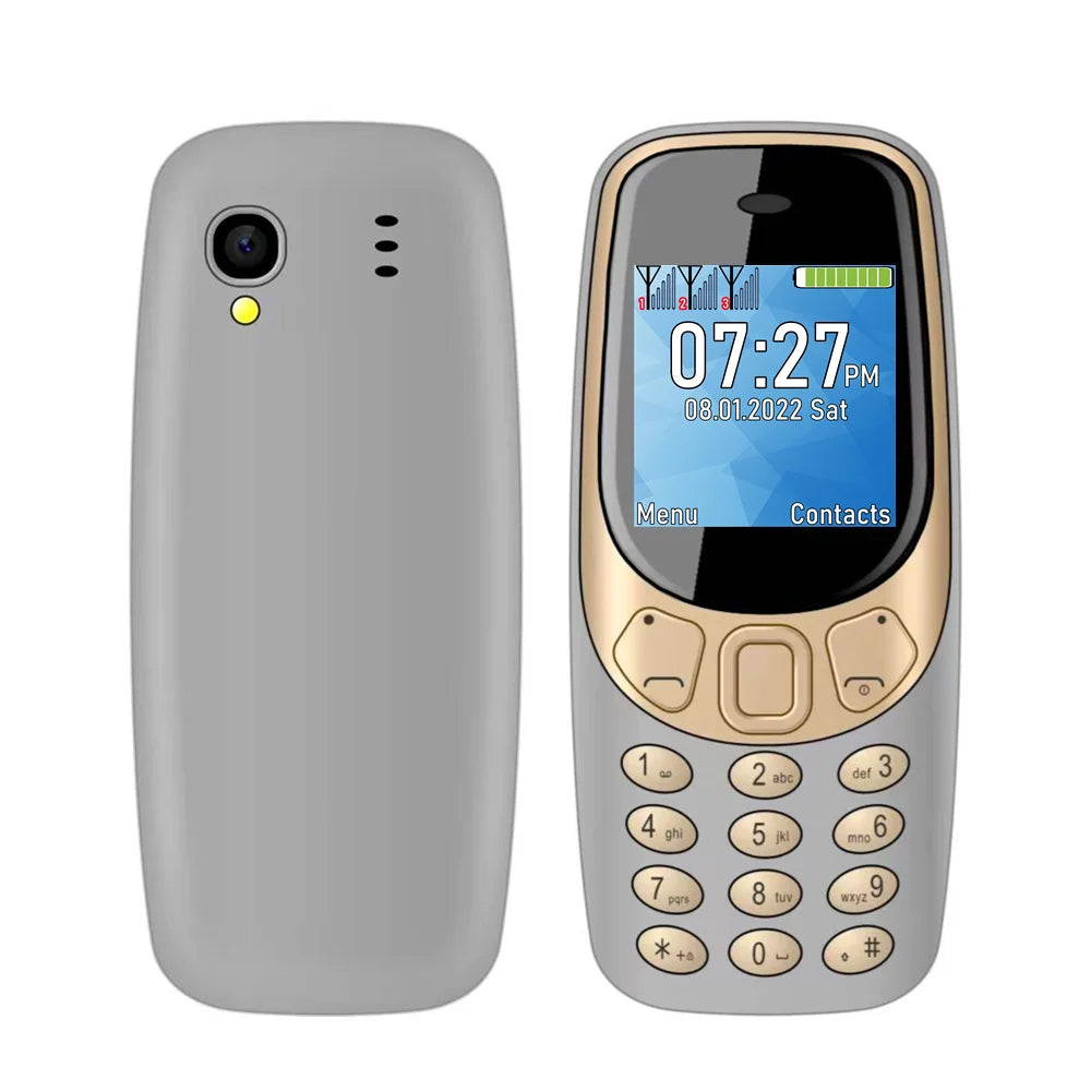 SERVO kleines Mobiltelefon Bluetooth-Dialer Magische Stimme Geringe Strahlung Telefonanrufaufzeichnung 2/3 SIM GSM Entsperrt Mini-Handy