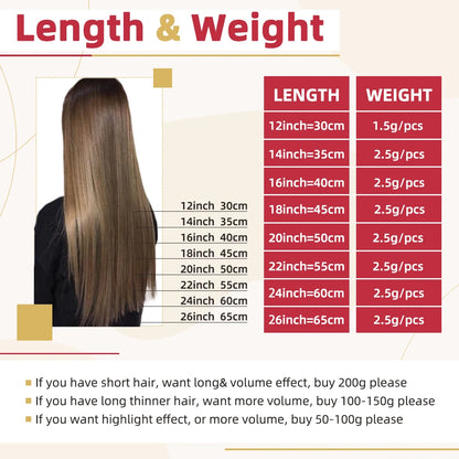Moresoo Tape in Human Hair Extensions Balayage Blonde Hair Remy Hair Natural Soft Skin Weft Straight Seamless Hair Tape in Hair