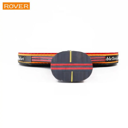 6-Sterne-Tischtennisschläger 2 St. Professionelles Tischtennis-Schlägerset mit Noppen-innen-Belag Hochwertiges Holzschläger-Paddel mit Tasche