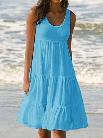 Sexy Trägerkleid Damen Mode Elegant Einfarbig Eng Anliegend Ärmellos Rückenausschnitt Schlitz Kleid Party Nachtclub Midi Kleider Weiblich