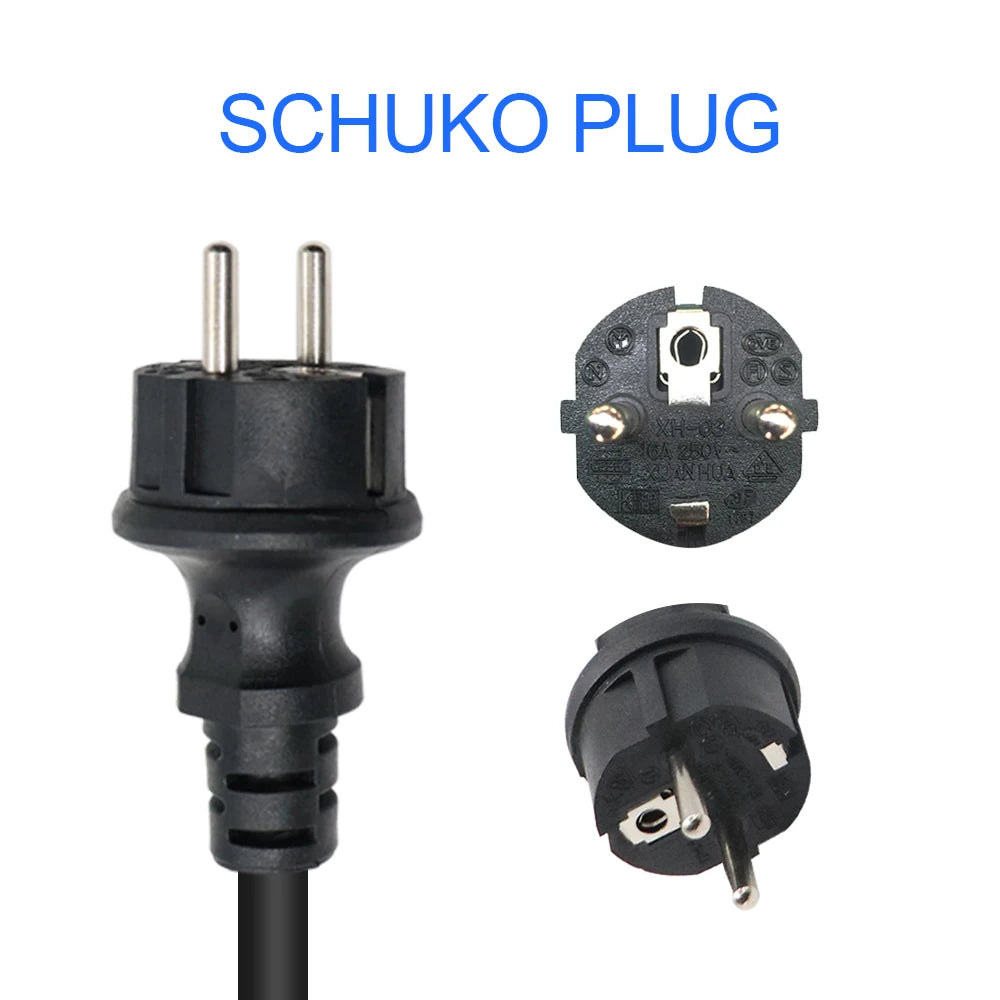 EV Charger 3.6KW 16A 1Phase Portable Type2 Plug Fast Charging Box 5m Cable Adjust Current for Electric Car Charging Station
