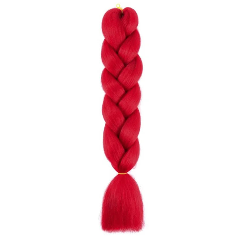 24Inch Synthetic Long Box Jumbo Braiding Hair Extensions Yaki Straight Texture for Women  Dreadlocks
