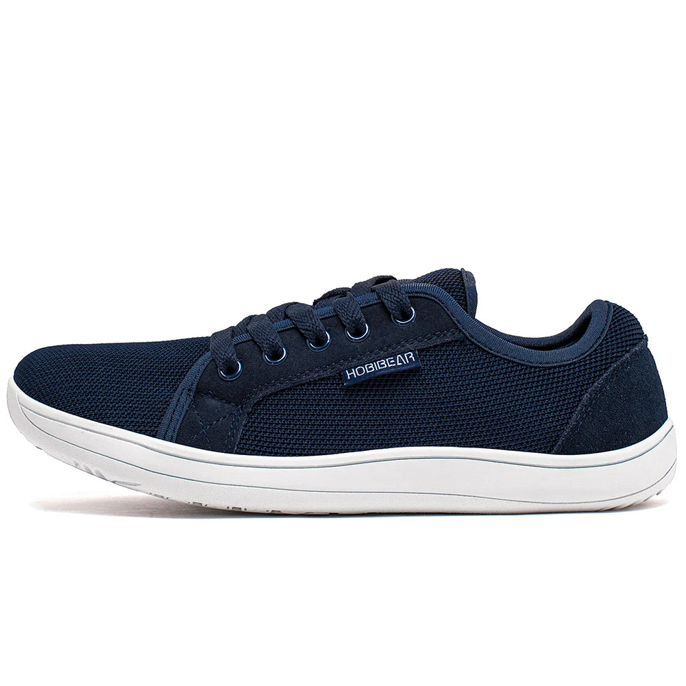 HOBIBEAR Weite Barfußschuhe für Unisex Outdoor Laufen Zero Drop Freizeitsneaker Minimalistische Schuhe