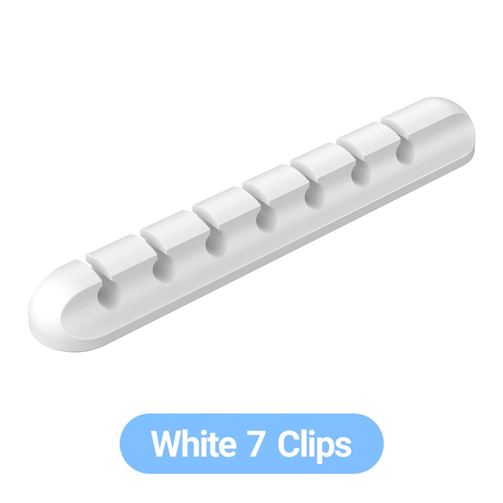 Selbstklebende Kabelhalter Clips Kabelmanagement Kabelorganisator für Desktop USB-Ladekabel Nachttisch Netzkabel Mauskabel 1 Stk.