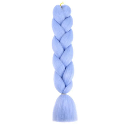 24Inch Synthetic Long Box Jumbo Braiding Hair Extensions Yaki Straight Texture for Women  Dreadlocks