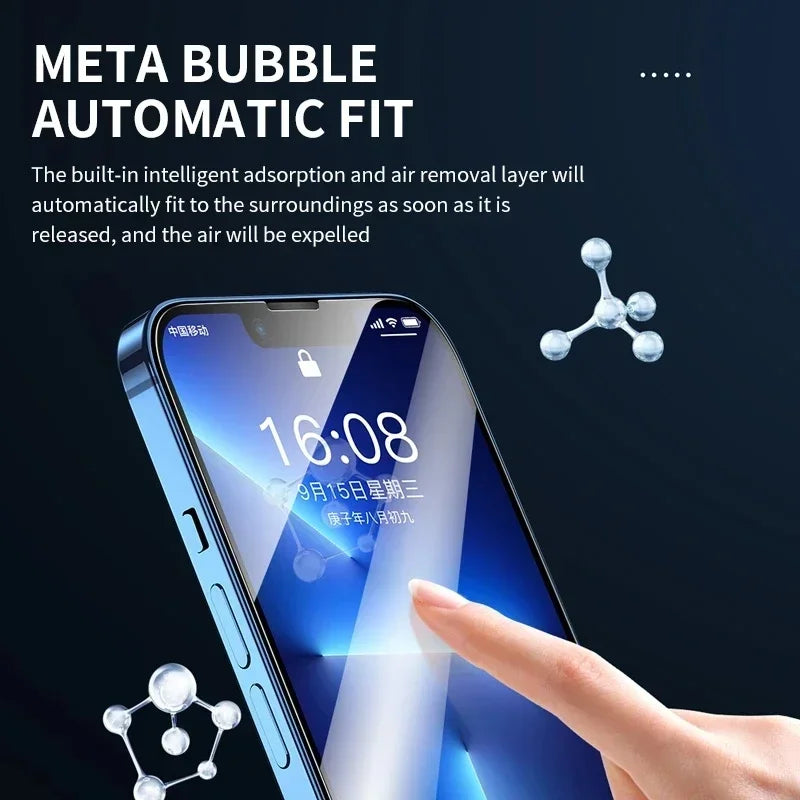 3Pcs Tempered Glass for iPhone 14 13 12 11 15 Pro Max Mini Screen Protector for iPhone 17 18 XS MAX 7 8 Plus 16 Protective Glass