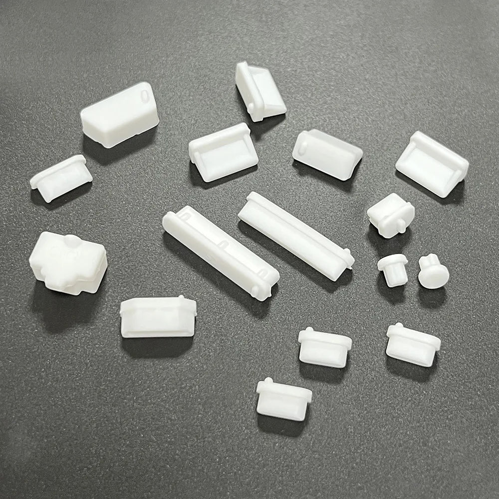 16-teiliges Set universeller staubdichter Notebook-Anschlussstecker Silikon-Protektor USB elastischer Laptop-Computer-Abdeckungsstopper